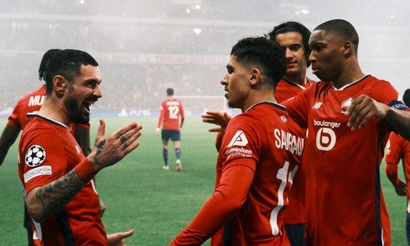 包含里尔球队在场上表现出色取得了胜利的词条