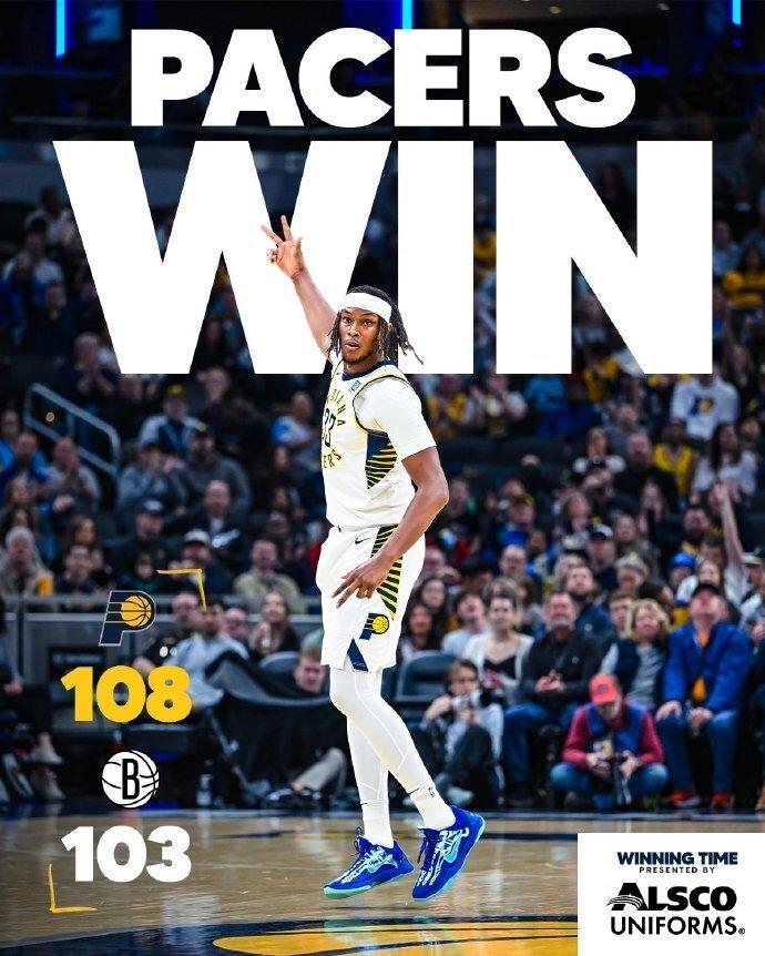 开云APP-步行者大胜篮网，将系列赛扳平