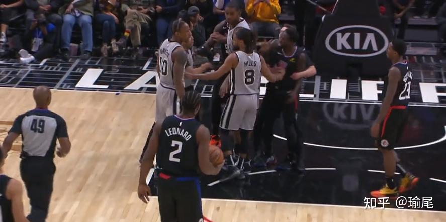 马刺力克雷霆，德罗赞连续砍分